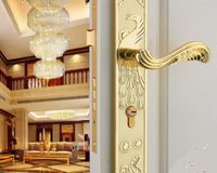 2021 Villa Hall Chinese deurvergrendeling Alle koperen antieke massief houten deuren vergrendelt luxe split Double BX22-X24