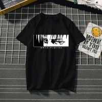 Titan T 셔츠 애니메이션 플러스 사이즈 여름 탑에 대한 공격 그래픽 티셔츠 남성 짧은 소매 티셔츠 만화 streetwear T 셔츠 소년 옷 남자의 T-shi