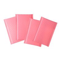 Gift Wrap NUOY 50pcs Shockproof Waterproof Packing Envelope Padded Bubble Envelopes Wrapper Bag Mailers (Pink, 15x11cm)