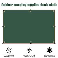 Namioty i schroniska Namiot Markiza Tarp Wodoodporna Cień Szata Ultralki Garden Canopy Sunshade Outdoor Camping Beach Sun Shelter