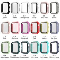 Colorful PC Hard Bumper Case With Tempered Glass for iWatch ...