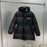 Kadın Parkas Ceketler Tasarımcı Aşağı Ceket Orta Uzunlukta Ceket Kış Moda Yüksekliği Kaliteli Kadın Giyim Palto Bayan Mont Sıcak Boyutu S-L