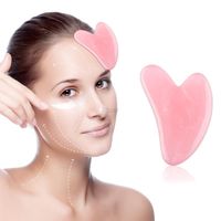 Full Body Massager Guasha Natural Quartz Jade Stone Scraper Board Face Skin Care Tools Roller Beauty Facial Tool