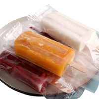 Moldes para hornear Ups ups 100pcs / Set Popsicle Bolsas de plástico desechable Alimento de alimentos de calidad transparente Bolsa de molde Freeze TRATAMIENTO ALMACENAMIENTO