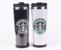 Starbucks Çift Duvar Paslanmaz Çelik Kupa Esnek Bardak / Kahve Fincanı / Kupa Çay / Seyahat Kupalar / Çay Bardakları / Şarap Bardakları 4 Renkler 1
