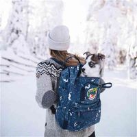 FjallravanArt ribbon Claic backpack Fjallrave Kanken High quality bag The Arctic Fox Top ale Lover tyle Adult and children IN TOCK Freehipping