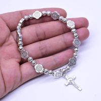 Charm Armbänder Vintage Jesus Cross Amulett Anhänger Für Frauen Persönlichkeit Trend Bankett Schmuck Armband