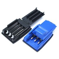 Smoking Accessories Rolling Machine triple 3 tubes Cigarette bag black plastic Tobacco herb paper roller injector maker filter with wholesale price