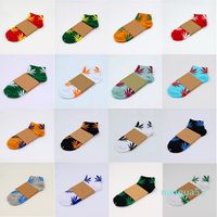 20 Colors christmas plantlife socks high quality cotton socks for women man skateboard hiphop maple leaf sport socks