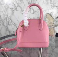 Classic Lady Mini Shell Bag Real Cuero Bolso Hombro Mujeres Mensajero Embrague Bolsos Crossbody Purse Shopping Tote