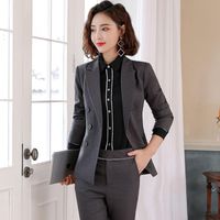 Compre al por mayor Pantalon Formal Negro Traje Mujer de bajo precio \u0026 de  calidad con envío gratuito | Es.DHgate