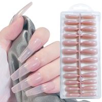 Falska naglar Misscheering 240 st / set Färgglada falska tips för förlängning Mode No Trace Nail Accessories Manicure Design