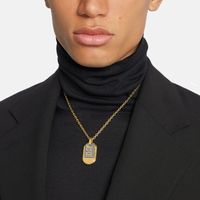Brand di lusso vintage 5a collane mai sbiadita a catena a catena 18 carati in stile classico stile di alta qualità 2022 Ultimi modelli ufficiali pendenti per uomo per gioielli donna