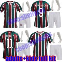 Adultos + Kit Kits Fluminense Futebol Jerseys 2021 Nene Fred Ph Ganso Marcos Paulo Jersey Jersey Calegari Miguel Esportes Desgaste Camisa de Tricolor Homem Camisas 21/22