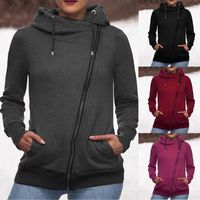 Women' s Hoodies & Sweatshirts Women Zipper Turtleneck S...