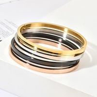 4mm de luxe de luxe classique femmes bracelets pour femmes or rose argent bracelet bracelet brassard branche simple branchée bijoux link, chaîne