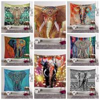 12 Stilsorten Home Decoration Outdoor Pads 60pcsboahemian Mandala Tapissertry Strand Handtuch Elefant Gedruckt Yoga Matten Polyester Badetuch