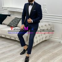 Compre al por mayor Blazer Azul Oscuro Pantalones Negros de bajo precio \u0026  de calidad con envío gratuito | Es.DHgate