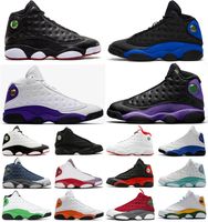 13 13'ler Jumpman 2021 Basketbol Ayakkabıları Erkek Bayan Ters Bred Flint Şanslı Yeşil Soar Lakers Mahkemesi Mor Spor Sneakers Eğitmenler Boyutu EUR 36-47