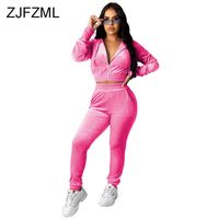 Velour Tracksuit Women 