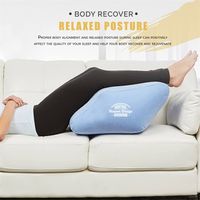 Portable Knee Pillow Rest Pillow Cushion PVC Pregnant Woman Foot Lift Lightweight Inflatable Leg Pillow Drop 220115