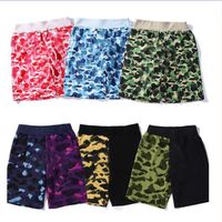 Shorts maschile mimetico pantaloni corti da spiaggia per uomini e donne stampato estate asciugatura a squillo di nuoto hip-hop casual cottnon street abbigliamento st202108