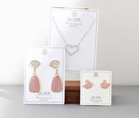 2021 paper fashion Earring card spot bracelet jewelry packaging high grade Necklace cardboard Korean