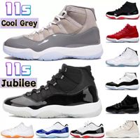 2021 cool grey 11 Jubilee 11s mens Shoes 25th Anniversary low white bred concord 45 citrus cap and gown men women designer Sneakers