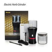 Waxmaid retial 4.7 inches electric herb kit grinder smoking accessories with nice gift box including a glass jar ship from CA local warehouse
