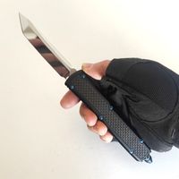 Высококачественные ограниченные издания Tactical ножи ручной работы зеркало M390 Blade черный карбид точный ЧПУ 7075алюминиевый углеродный волокнок нож пользовательских карманов EDC наружные инструменты