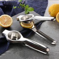 Edelstahl Zitrusfrüchte Squeezer Orange Hand Manuelles Juicers Küchinwerkzeuge Zitronen-Entsafter Orangen Queezer Saftfruchtpressen