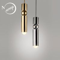 Kolye Lambaları Modern Nordic Basit GU10 LED Asılı Işıklar Loft Tek Kafa Oturma Odası Yatak Odası Başucu Sanat Restoran Bar