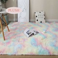 Shaggy Girl Rainbow Colors Carpets For Living Room 160x230 P...