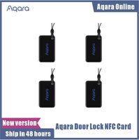 Smart Home Control 2022 Est Aqara Door Lock NFC Card Support N100 N200 P100 APP EAL5+ Chip For Security