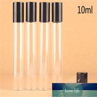 10ml Rolle auf Rollflaschen für ätherische Öle Kleine Roll-On-Nachfüllbare Parfümflasche Deodorant-Container 100pcs / lot