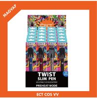 ECT COS VV preheat twist battery 380mah vape pen variable Adjustable Bottom voltage 2.0-2.6-3.3-4.0v Usb Charger Kits For 510 Cartridges