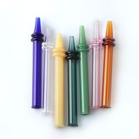 Roken Hot Mini NC Kleurrijke Pen Stijl Hoofd Glas DAB Stro 5 Inch Filter Tip Verwarming Snelle tips voor Water Bong DAB RIGS