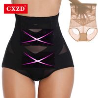 CXZD Hohe Taille Slip Body Shaper Shapewear Tanga für Frauen Bauchsteuerung Butt Lifter, der unsichtbar abnimmt