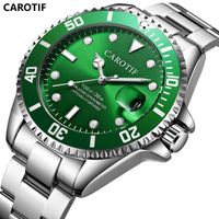 Luminous Green Water Ghost Luxury Watch Men Mechanical Round...