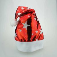 Party Designers Christmas Decoratieve Gouden Doek Vijf puntige Star Hat Volwassen Non Imitatie Sneeuwvlok Urxd928
