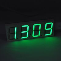 Timery DIY LED Elektroniczny Zestaw Zegarowy z termometrem 1 PC MicroController Digital Tube Look Góruj moduł Funkcja Green Green