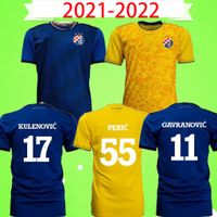 2021 2022 GNK Dinamo Zagreb Fussball Trikots 21 22 Home Blue Away Gelb Orsis Petkovc Peric Olmo ADEMI GOJAK MÄNNER FUSSBALL SHIRTS Uniformen