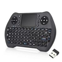 MT10 wireless Keyboard PC Remote Control Russian English French Spanish 7 color Backlit 2.4G Wireless Touchpad For Android TV BOX Air Mouse