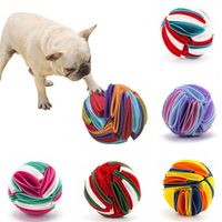Собака нюхает мяч головоломки игрушки увеличить IQ медленное дозирующее питание складные собаки нос понюхивает игрушка игрушка домашних животных