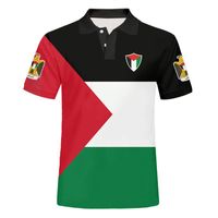 Homens Polos OGKB Homens Camisetas 3D Free Palestine Flag Impresso Menina Lenço Sumante Paz Gaza Gaza Oversized T-shirt roupas
