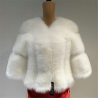 Женская зимняя куртка из искусственного шуба для женщин искусственные пальто женщины короткие толстые куртки девушки 3/4 рукава верхняя одежда вечеринка