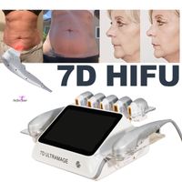 7D Hifu Machine Самое эффективное другое другое оборудование для красоты 2021 Корея Технология Удаление морщин против старения Ультразвуковое жжение 2 года гарантия