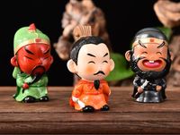 Creativo ceramica carino nuovo cinese stile bambola souvenir regalo tavolo ufficio decorazione della casa persone giocattolo ornamenti auto interni decor forniture