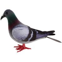 1pc kunstmatige veer vogel simulatie schuim duif model nep dier huis tuin ornament miniatuur decoratie woondecoratie Q0811