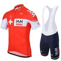 Courte manche respirante IAM Bike Team Cycling Jersey Chemise routière Sport Vélo Vêtements Vêtements Vêtements Ropa Ciclismo Brobure